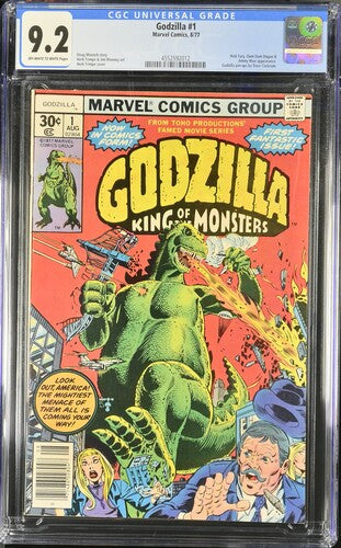 Godzilla #1, CGC 9.2 OW/WP