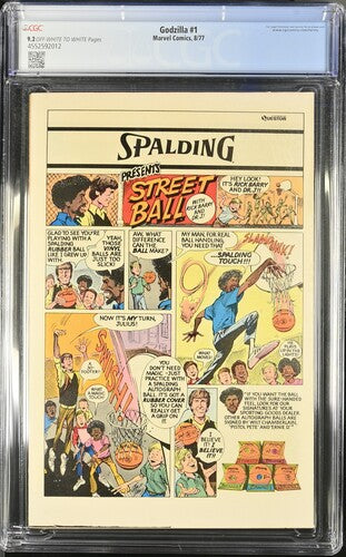 Godzilla #1, CGC 9.2 OW/WP