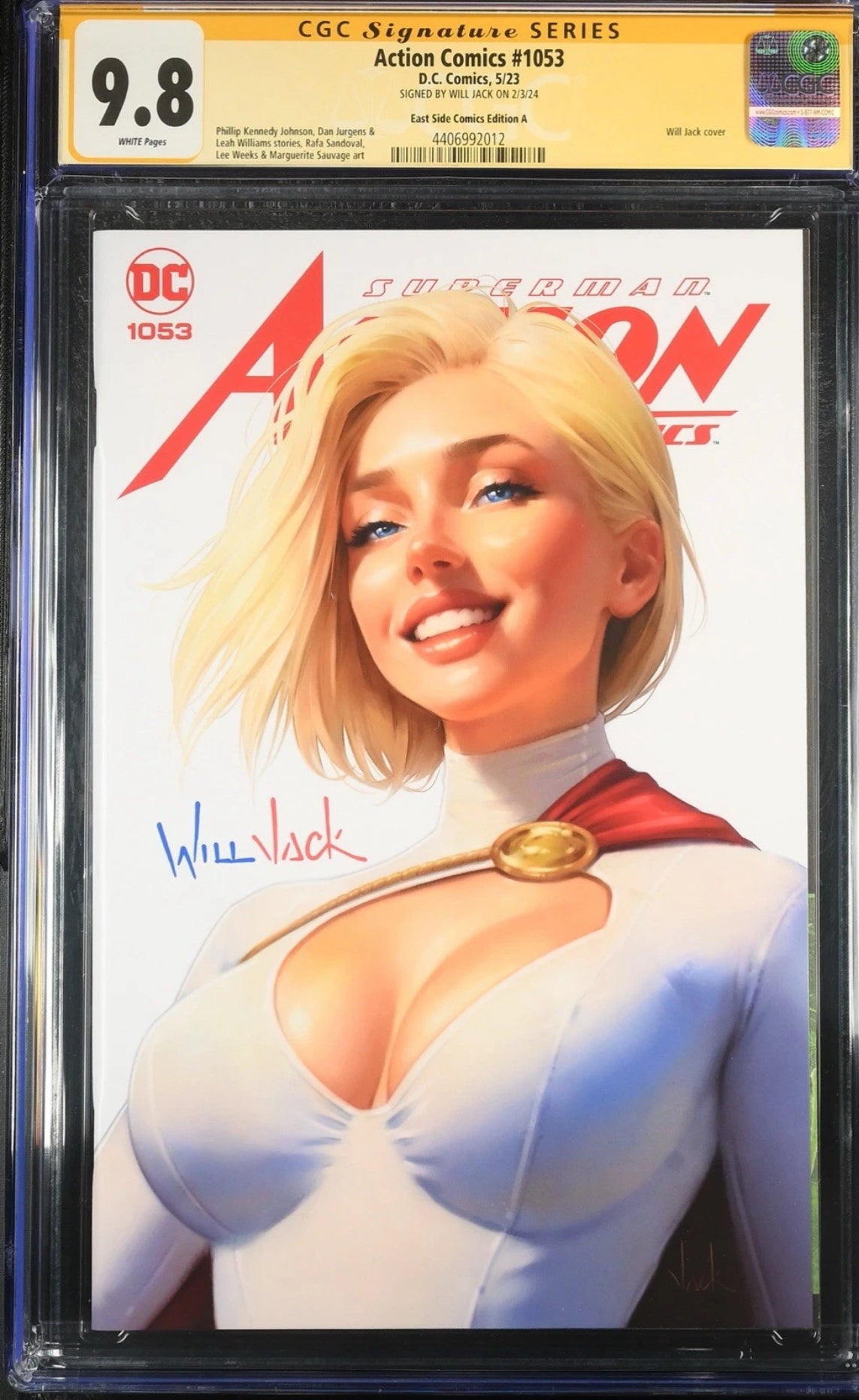 Action Comics #1053 Signed by Will Jack CGC 9.8