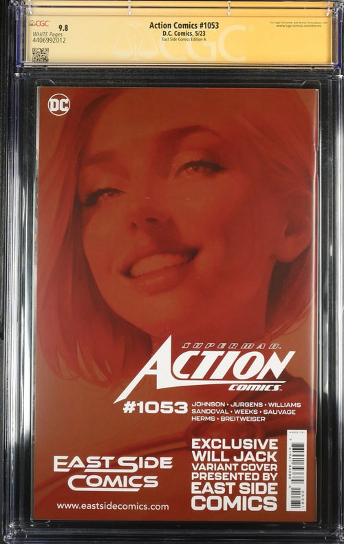 Action Comics #1053 Signed by Will Jack CGC 9.8