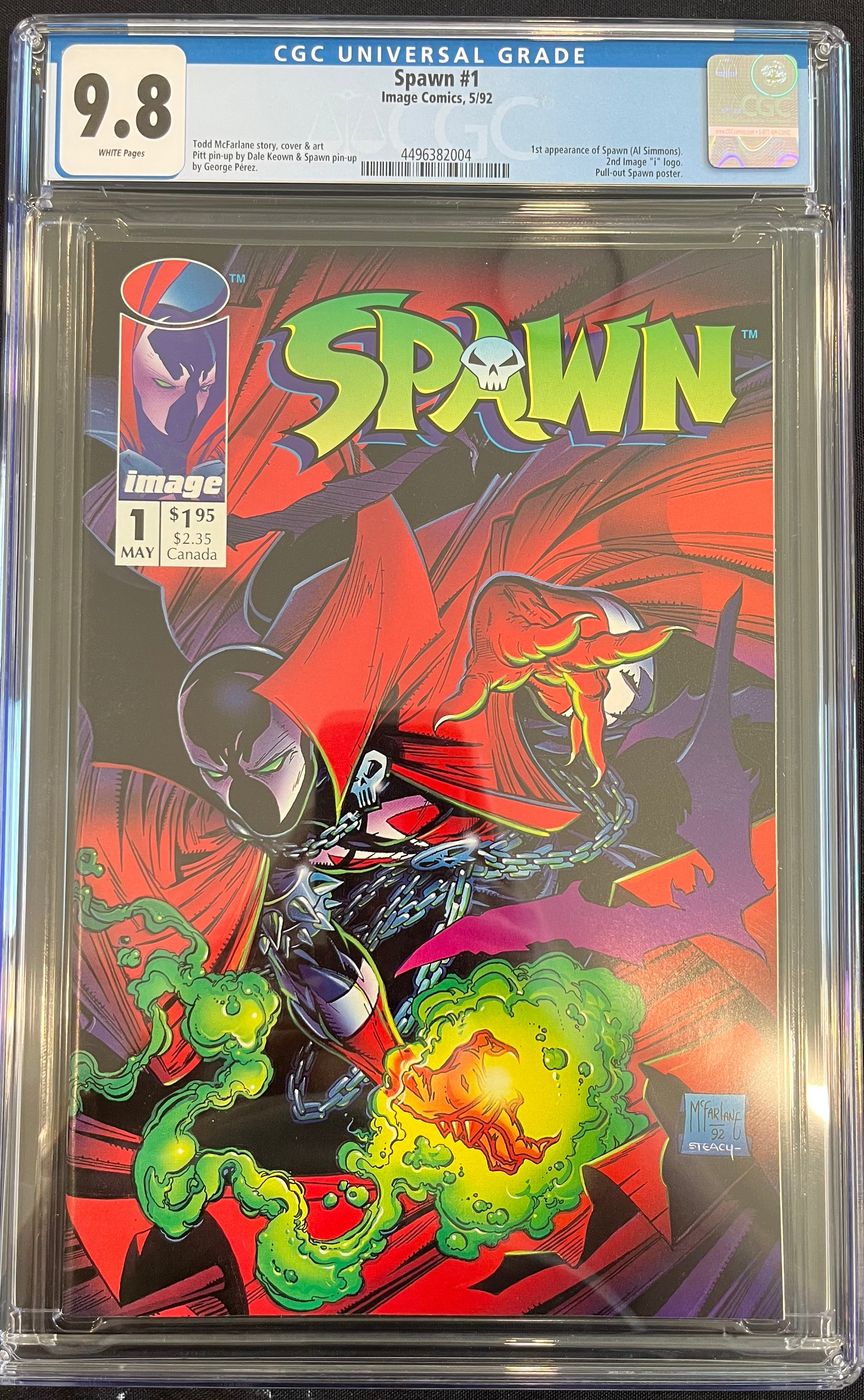 Spawn #1 Todd McFarlane Cover CGC 9.8