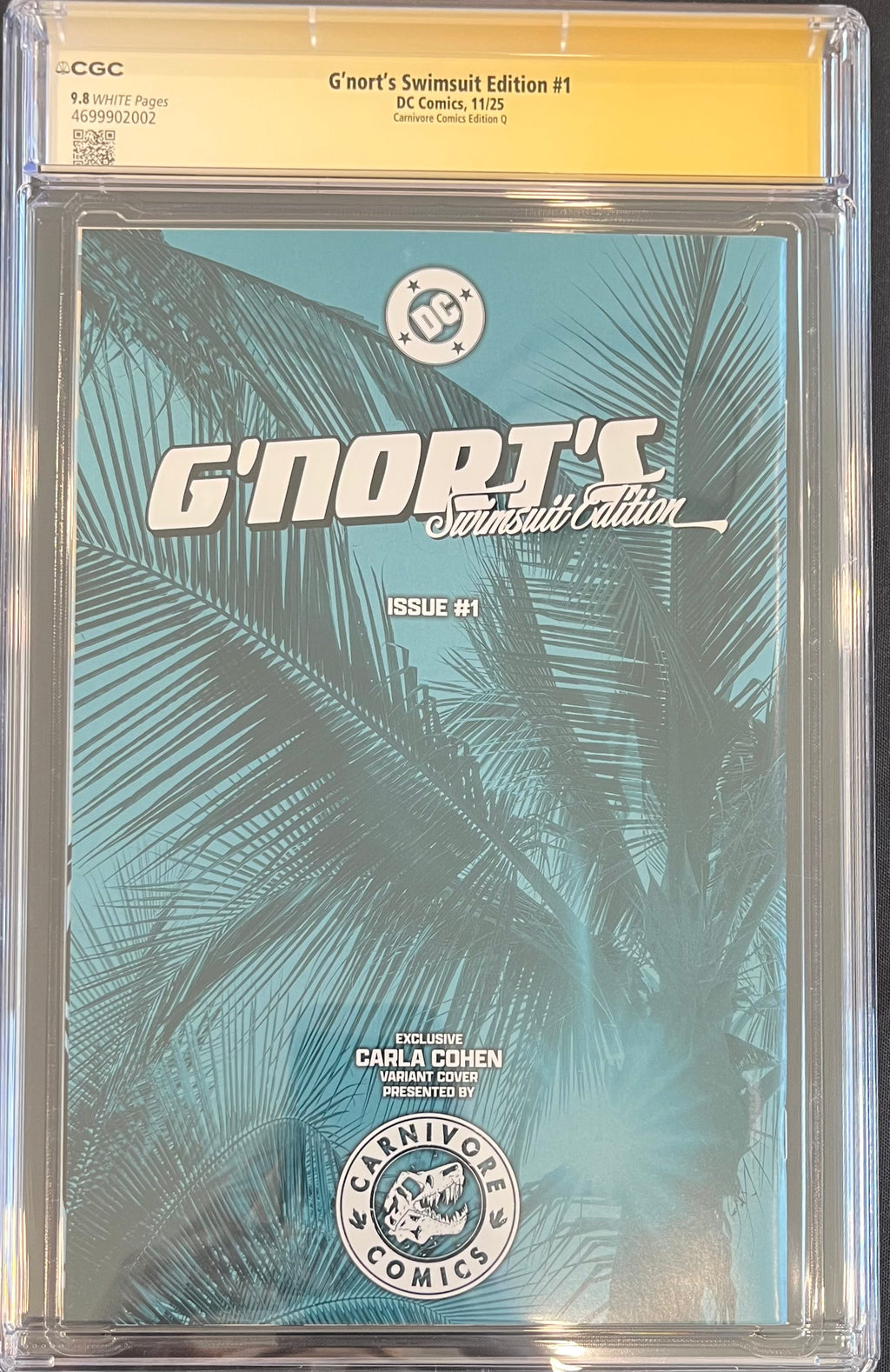 G'nort's Swimsuit Edition #1 Signed by Carla Cohen CGC 9.8