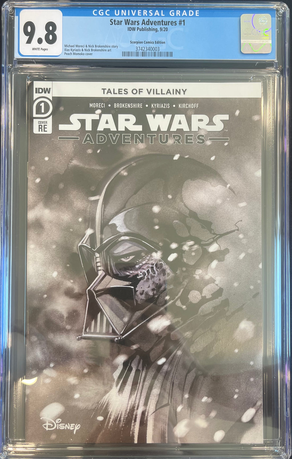 Star Wars Adventures #1 Peach Momoko RE Cover CGC 9.8