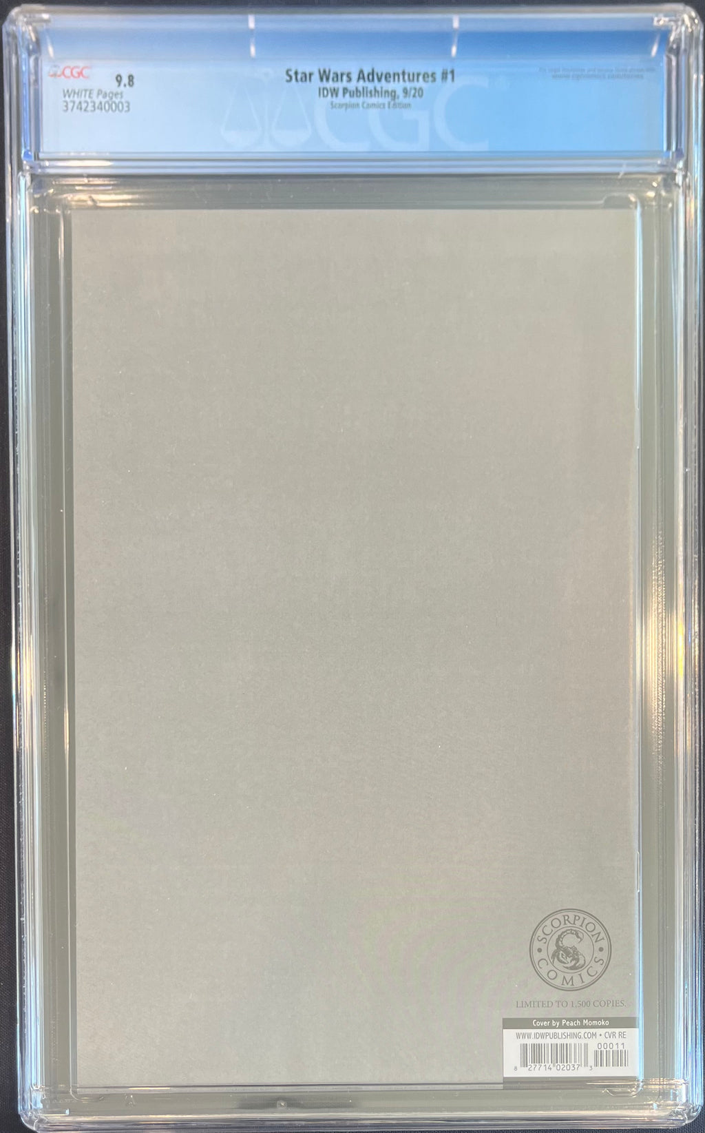 Star Wars Adventures #1 Peach Momoko RE Cover CGC 9.8